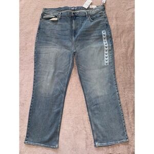 Old Navy Womens  Built In Tough Built In Flex‎ Jeans  Denim Straight Sz 42 NWT